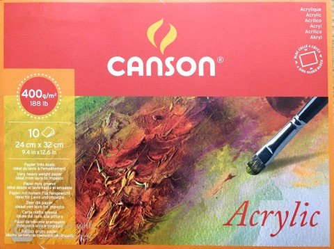 Canson Akrilik Blok 24x32 400gr. 10 Sayfa