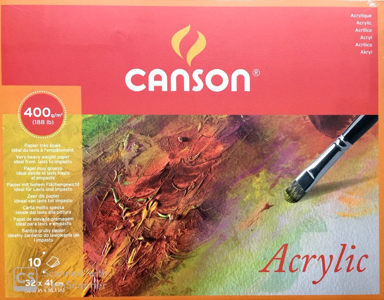 Canson Akrilik Blok 32x41 400gr. 10 Sayfa