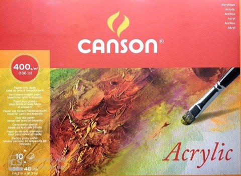 Canson Akrilik Blok 36x48 400gr. 10 Sayfa