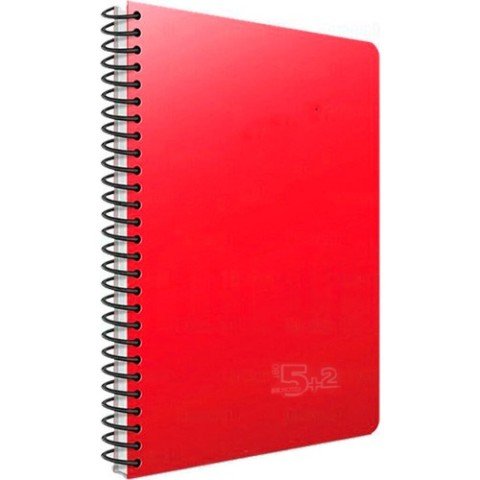 Gıpta Bx Notes Spiralli Separatörlü Pp Kapak A4 180 Yaprak Defter 5+2 Kareli-Çizgili