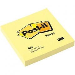 Post-it® Not, Sarı, 100 yaprak, 76x76mm
