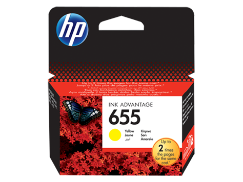 HP 655 Sarı Orijinal Ink Advantage Mürekkep Kartuşu (CZ112AE)