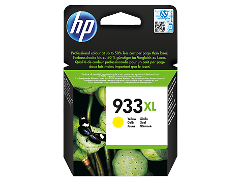 HP 933XL Yüksek Kapasiteli Sarı Orijinal Mürekkep Kartuşu (CN056AE)