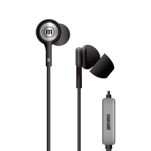 Maxell In-Tips Earphones Siyah Kulakiçi Mikrofonlu Kulaklık