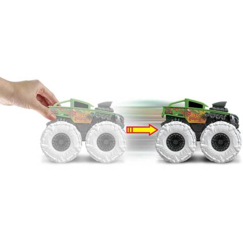 Hot Wheels Monster Trucks Çek Bırak Arabalar GVK39 - Bone Shaker Yeşil