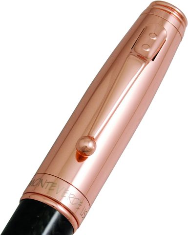 Monteverde Invincia Rose Gold Karbon Dolma Kalem Medium Uç