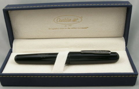 Conklin All American Serisi Dolma Kalem Raven Black Medium Uç