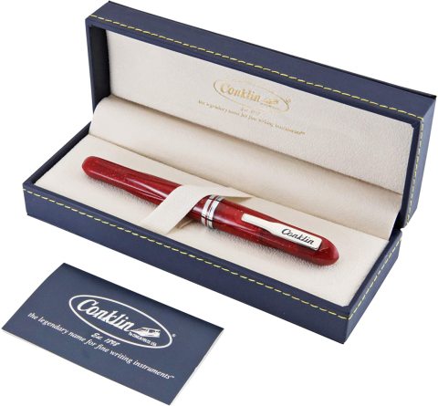 Conklin Empire Serisi Dolma Kalem Stardust Red Medium Uç