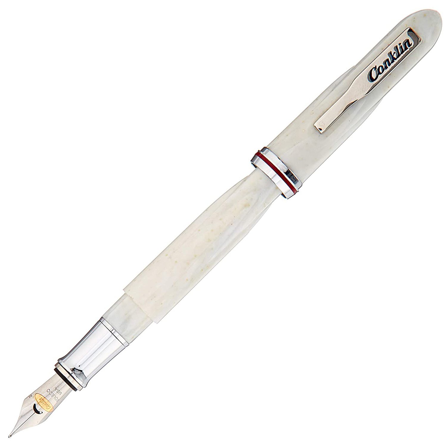 Conklin Empire Serisi Dolma Kalem Stardust White Medium Uç