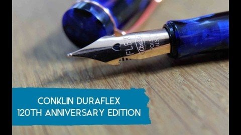 Conklin Duraflex Limited Edition Dolma Kalem Deep Blue Marble