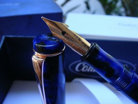 Conklin Duraflex Limited Edition Dolma Kalem Deep Blue Marble