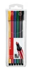 Stabilo Pen 68 Keçeli Kalem 6 Renk Askılı Paket