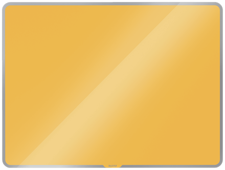 Leitz Cosy Manyetik Cam Beyaz Tahta 800x600m, Sarı