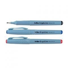 Artline Ergoline Medium 0.6 mm Ergonomik Yazı Ve İmza Kalemi Kırmızı