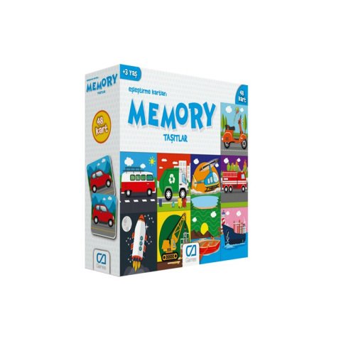 Taşıtlar Memory Eşleştirme Kartları