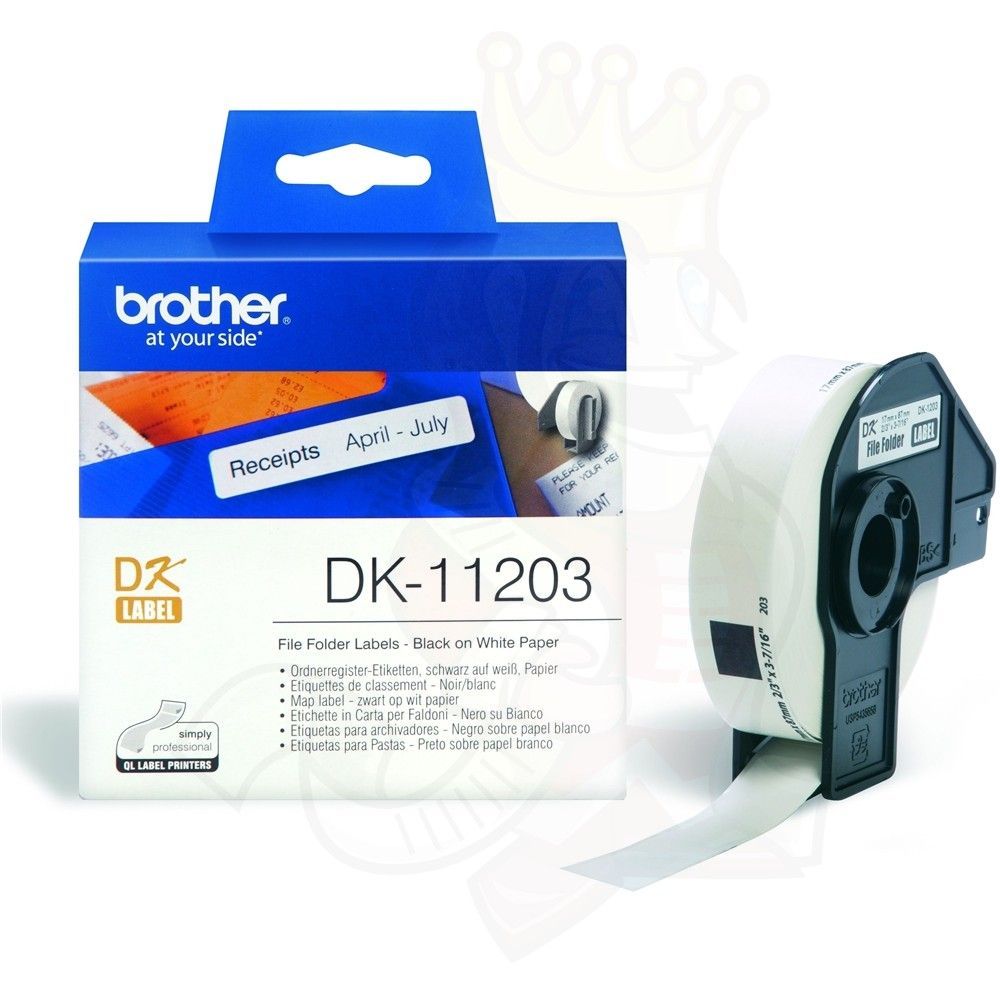 Brother DK-11203 Dosyalama Etiketi 17x87 mm
