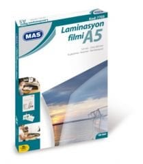 Mas 7705 Laminasyon Filmi 125mic A5 100'lü