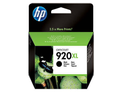 HP 920XL Yüksek Kapasiteli Siyah Orijinal Mürekkep Kartuşu (CD975AE)