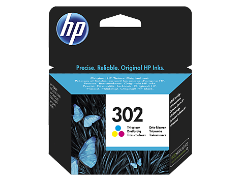 HP 302 Üç Renkli Orijinal Mürekkep Kartuşu (F6U65AE)