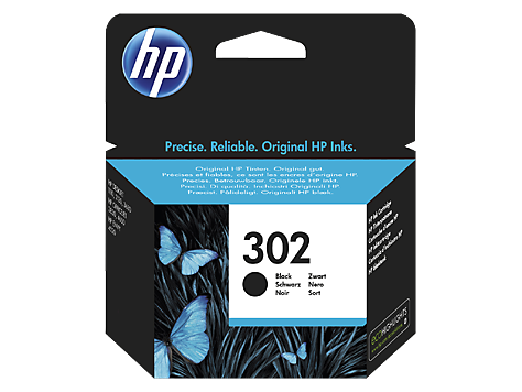 HP 302 Siyah Orijinal Mürekkep Kartuşu (F6U66AE)