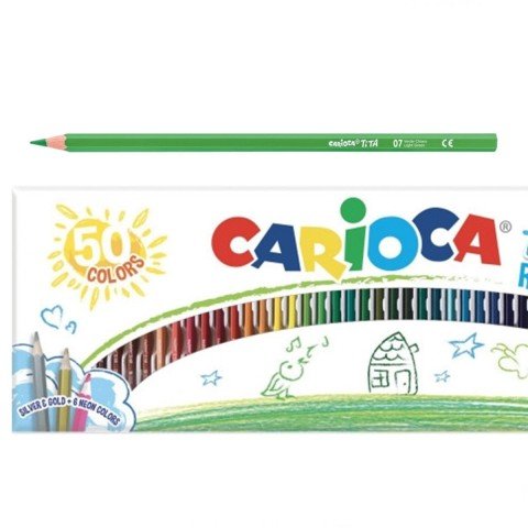 Carioca Pastel Renk Kuru Boya Seti 12'li