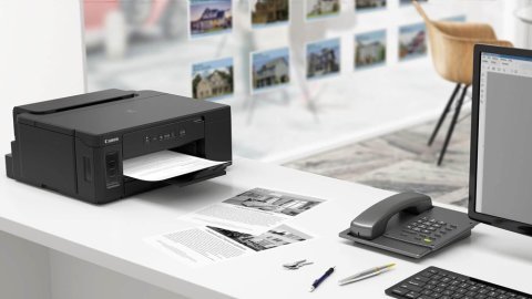 Canon Pixma GM2040 Wi-Fi Mono Tanklı Mürekkep Püskürtmeli Yazıcı (Tek Kartuşla 6000 sayfa döküm)