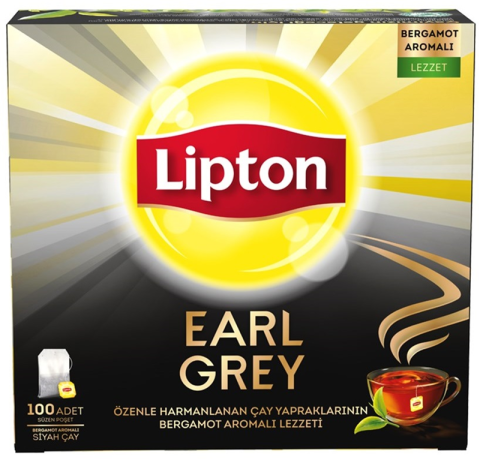 Lipton Bardak Poşet Çay Earl Grey 2GRX100 LÜ 70003657