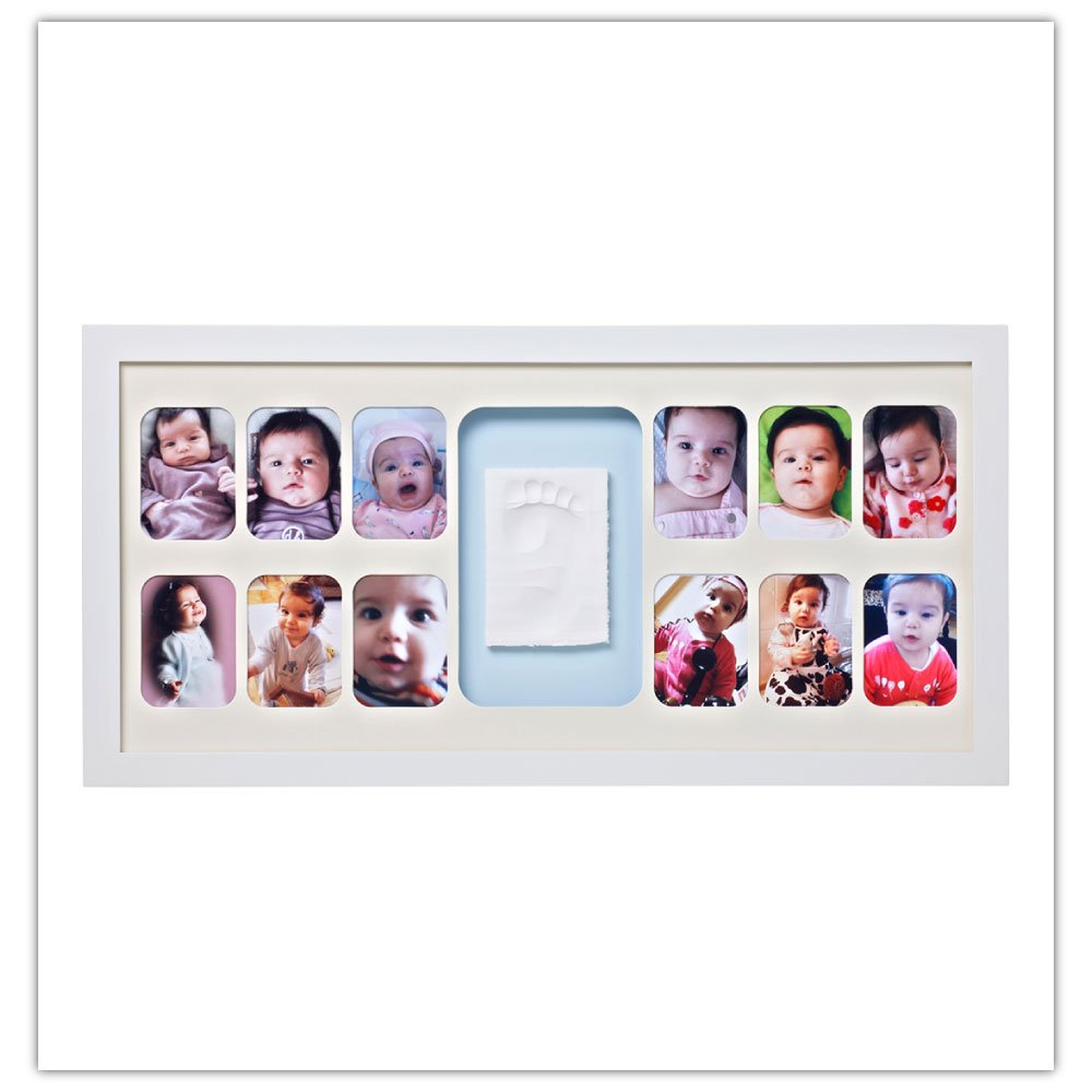 Baby Memory Prints 12 Ay Bebek Çerçeve-Beyaz