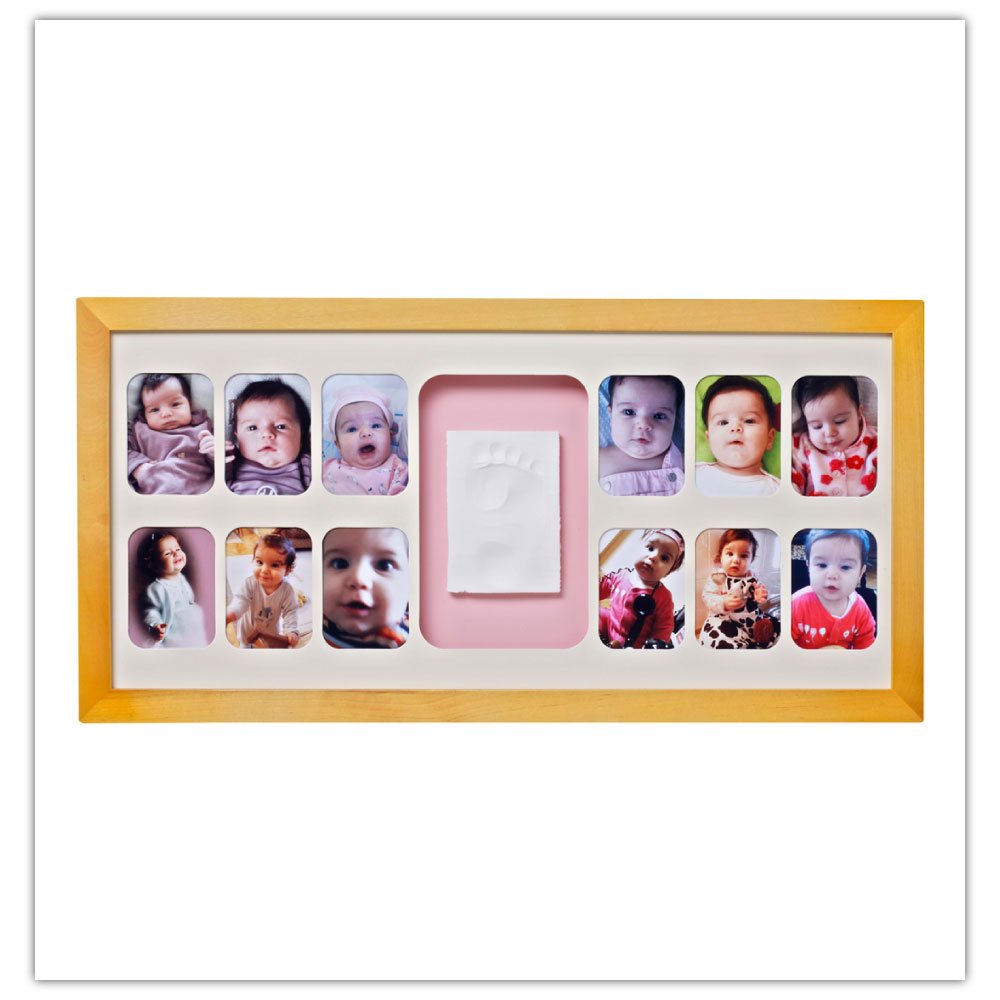 Baby Memory Prints 12 Ay Bebek Çerçeve-Naturel