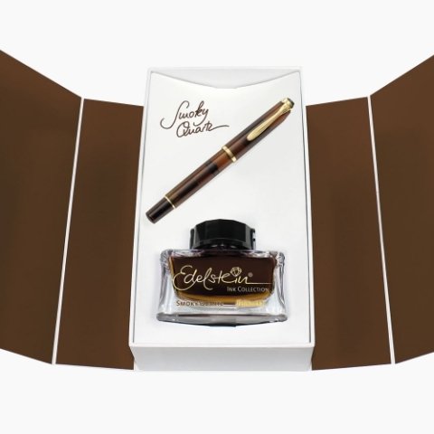 Pelikan Dolma Kalem Smoky Quartz M200 + Mürekkep