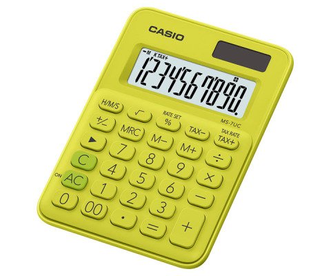 Casio Mini Masa Tip Hesap Makinesi MS-7UC-YG