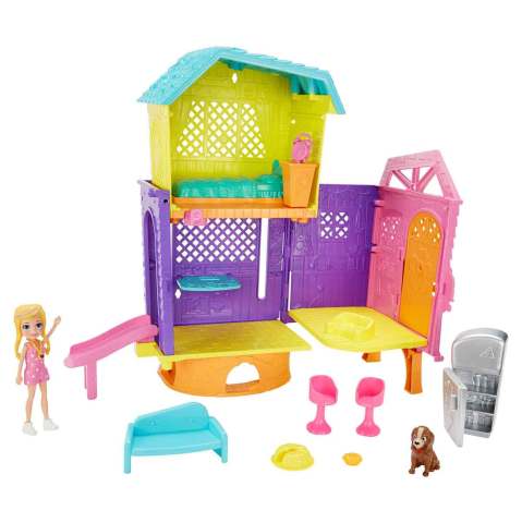 Polly Pocket ve Eğlence Dolu 2 Katlı Evi GMF81