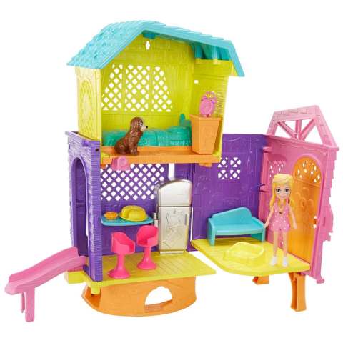 Polly Pocket ve Eğlence Dolu 2 Katlı Evi GMF81