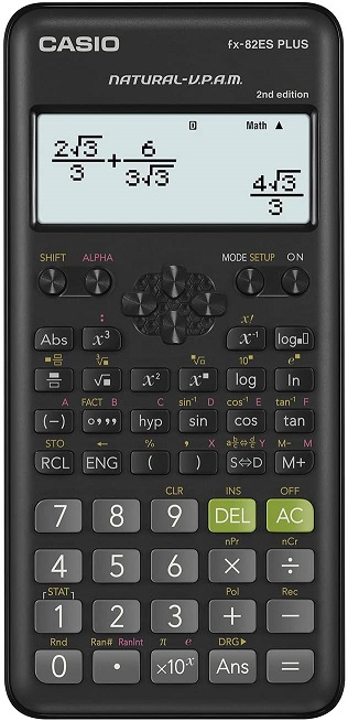 Casio FX-82ES Plus 2.Nesil Bilimsel Fonksiyonlu Hesap Makinesi