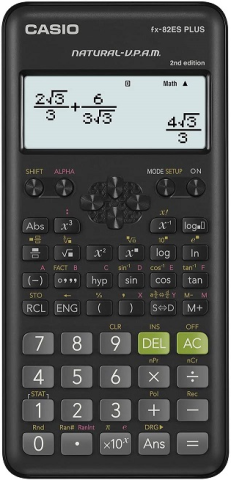 Casio FX-82ES Plus 2.Nesil Bilimsel Fonksiyonlu Hesap Makinesi