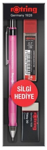 Rotring Visuclick 0.7 Versatil Kalem Seti Pembe