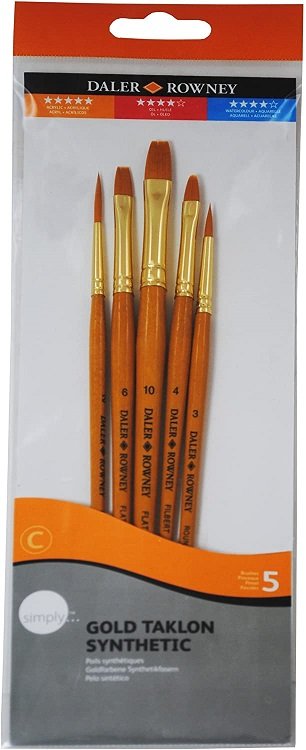 Daler Rowney Fırça Seti 5'li 216920501