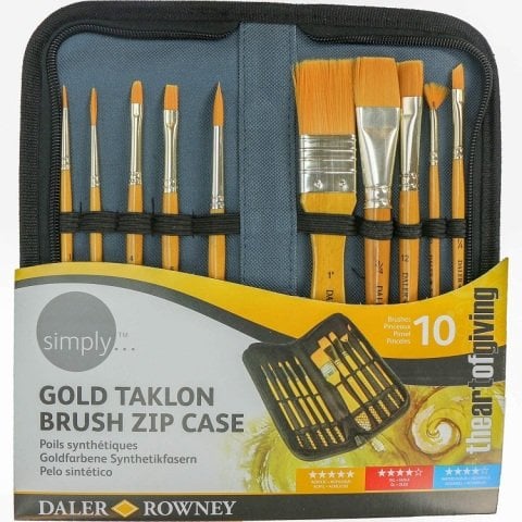 Daler Rowney Fırça Seti Zip Case 10'lu 216929010