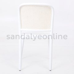 Lina Hazeranlı Ahşap Sandalye Beyaz