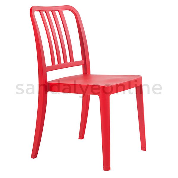 Varia Plastik Kütüphane Sandalyesi Kırmızı