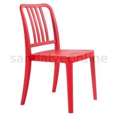 Varia Plastik Kütüphane Sandalyesi Kırmızı