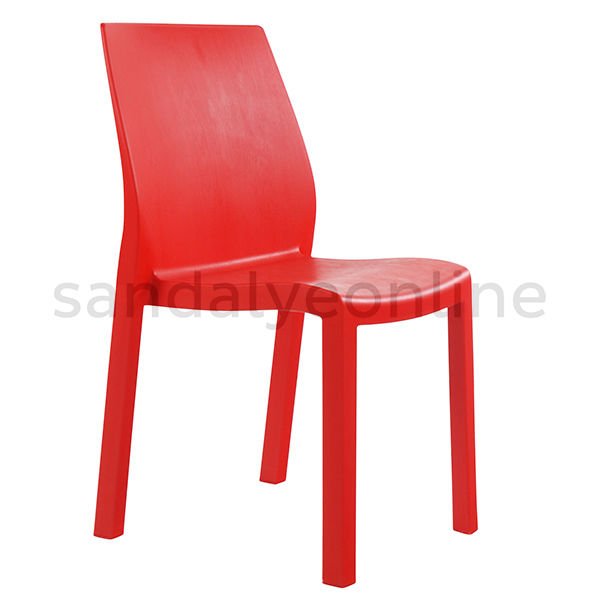 Yummy Plastik Ders Çalışma Sandalyesi Kırmızı