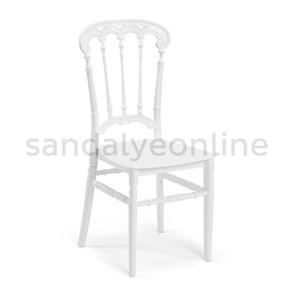 Roma Beyaz Organizasyon Sandalyesi