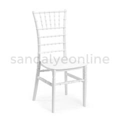 Tiffany Beyaz Düğün Sandalyesi