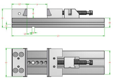 Foreman MV-150x300 Hassas Çelik Mengene