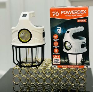 Powerdex PD-3535 Çift Işıklı Solar Şarjlı Kamp Lambası