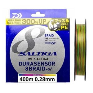 Daiwa Saltiga 8 Braid Dura 0.28mm 400m Multicolor İp Misina