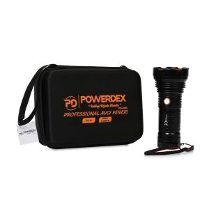 Powerdex PD-9200 Şarj Edilebilir Pilli Profesyonel Avcı El Feneri 20W