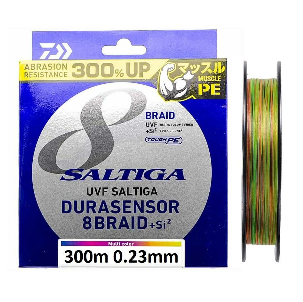 Daiwa Saltiga 8 Braid Dura 0.23mm 300m Multicolor İp Misina