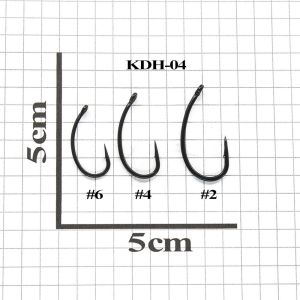 Kudos KDH-04 Curve Shank Sazan İğnesi (10 Adet)